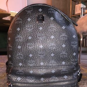Large black MCM backpack